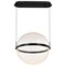 Nuvo Arvada, 20 Inch LED Pendant, Matte Black, Silk Screened Acrylic Lens 62/2034 - alternate 2